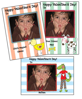 Starfish Art Photo Valentine's Day Cards - Boy Combo